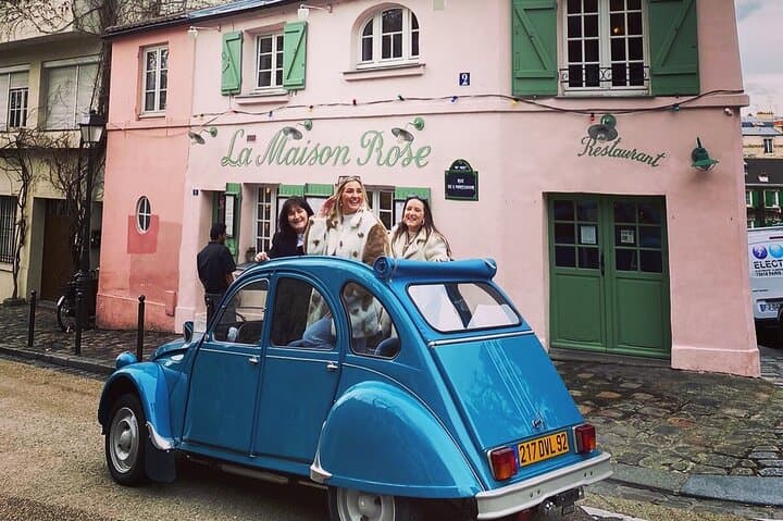 Private ride in a Citroën 2CV in Paris - 2h