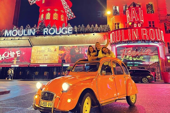 Private ride in a Citroën 2CV in Paris - 2h