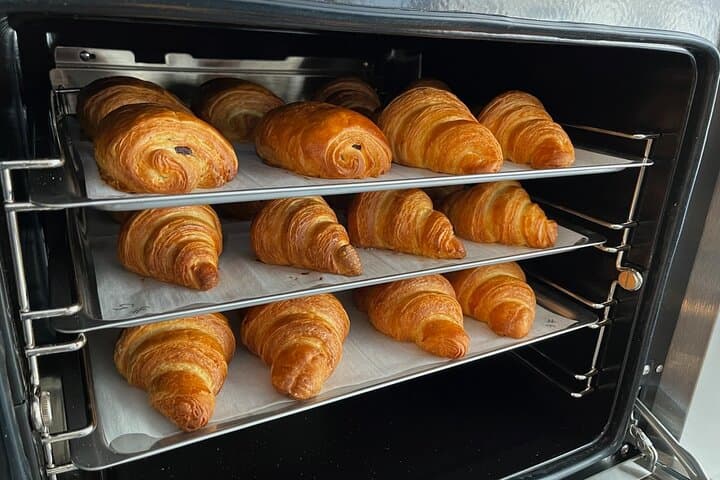 croissants fresh from the oven