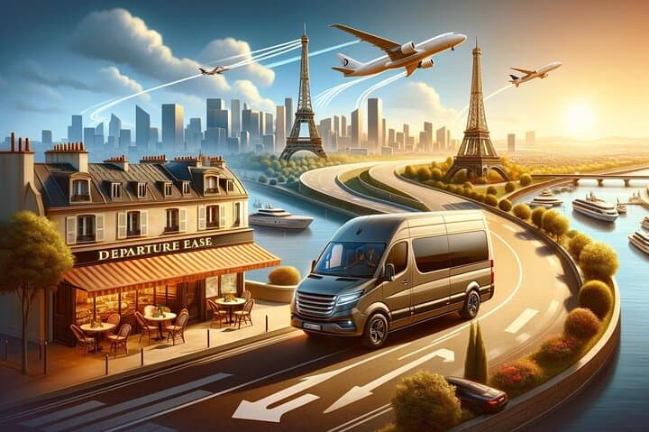 Transfert privé en van de Paris à Disneyland Paris