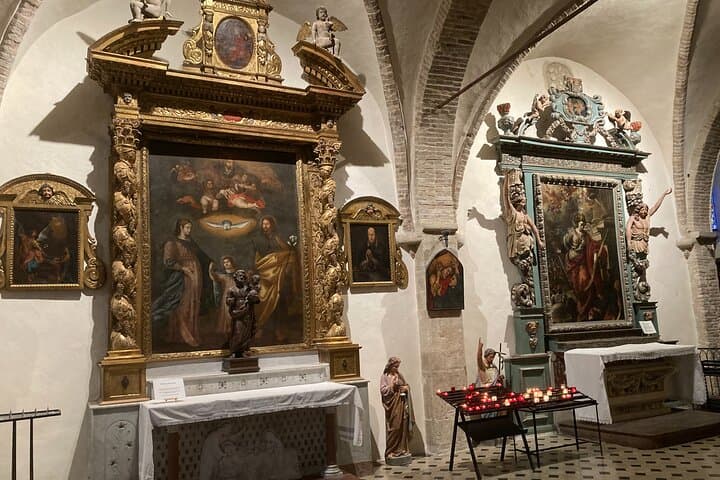 magnificent church of St Paul de Vence dating from the 13th century