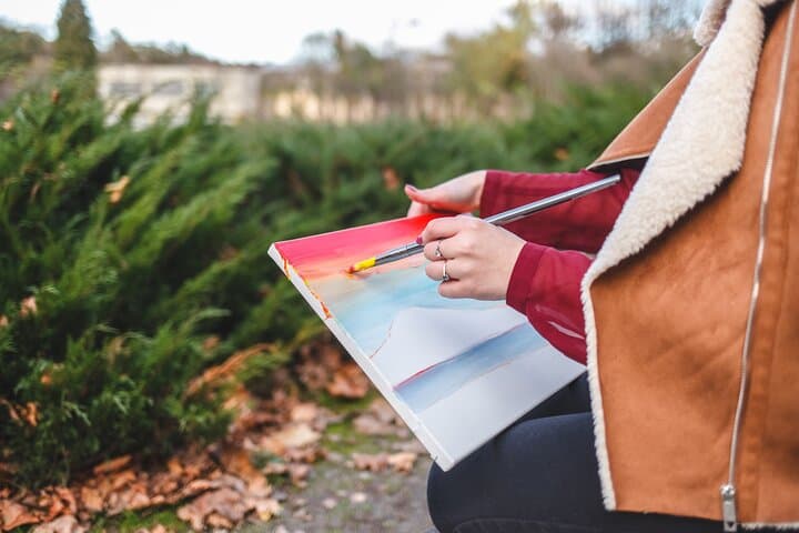 Private Painting Experience with Picnic in Nice