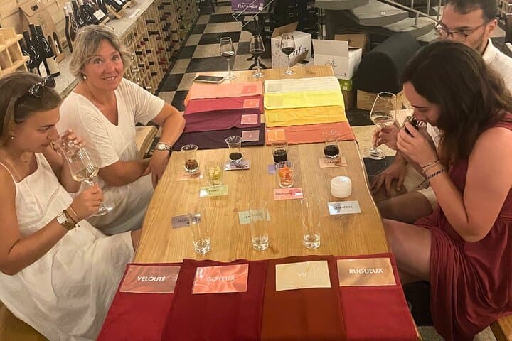 Wine tasting through play