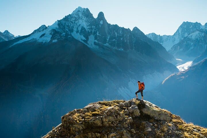 Hiking in Chamonix with a guide