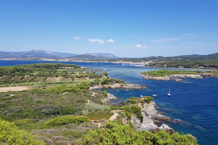 Boat to paradisiac island & electric bike tour from Sanary port