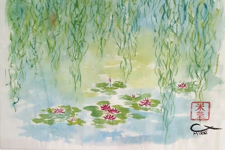 Giverny: Artist Mirai's Unique Chinese Watercolor Painting Class