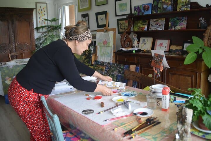 Giverny: Artist Mirai's Unique Chinese Watercolor Painting Class