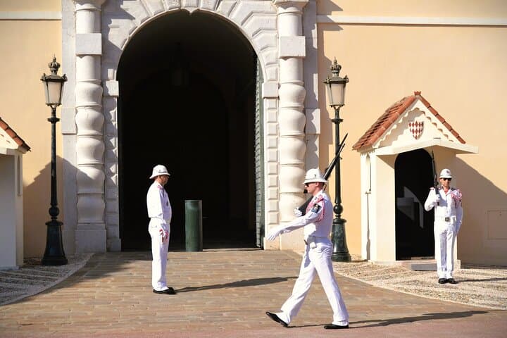 Changing of the Prince's guards ceremony