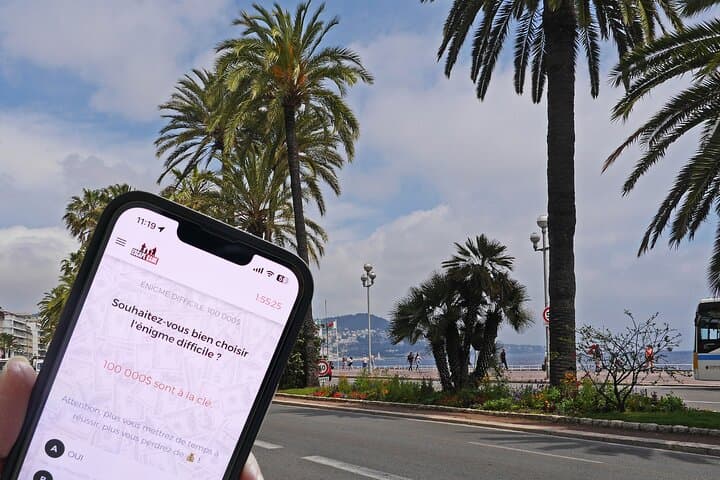 Team escape game outdoor robbery in Nice