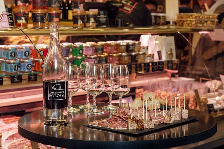 Charcuterie and wine tasting