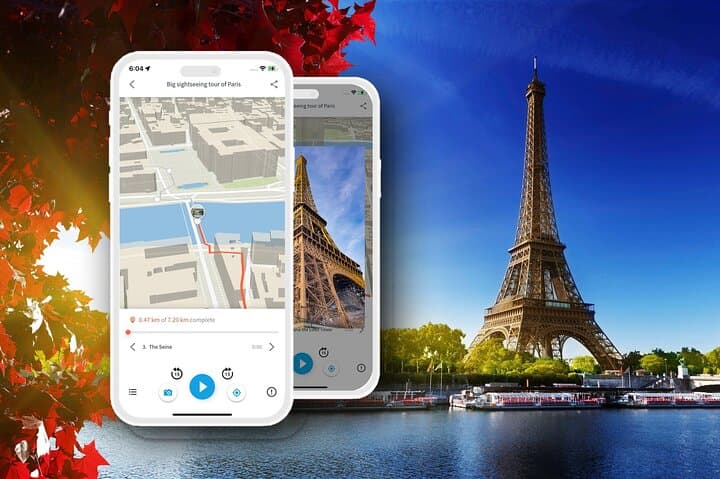 Paris Big Walking Tour with Audioguide on Your Smartphone