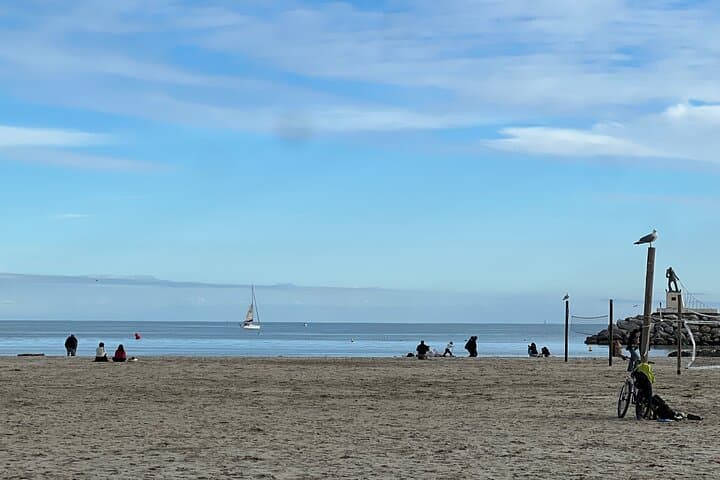 Montpellier Walking Tour by the Sea by Electric Bike