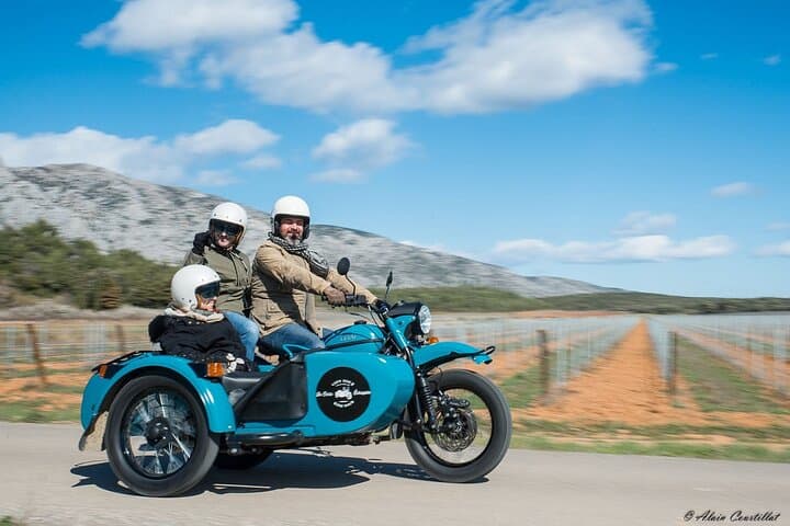 From Aix-en-Provence: 1-Hour Scenic Sidecar Tour on Cézanne Road