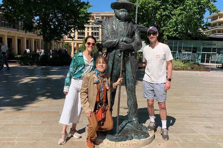 American visitors with Paul Cezanne and I!