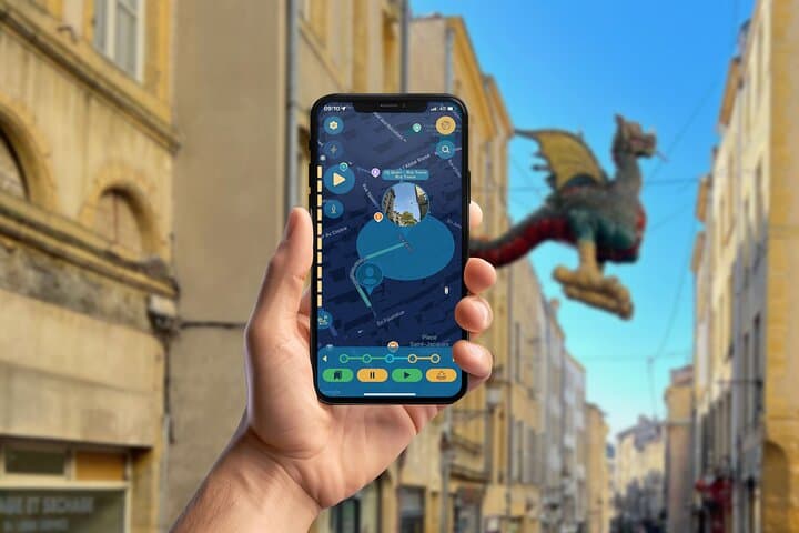 Metz From Dragons to Liberation GPS App Walking Tour Mobile Game