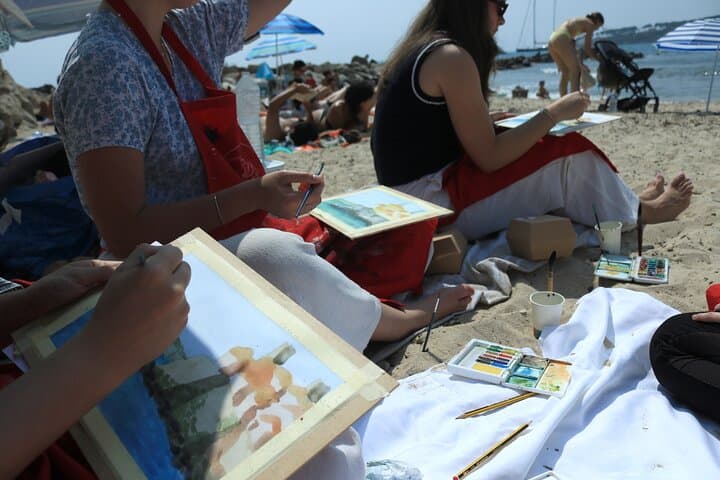 Sketch & watercolor immersion facing the sea - private workshop