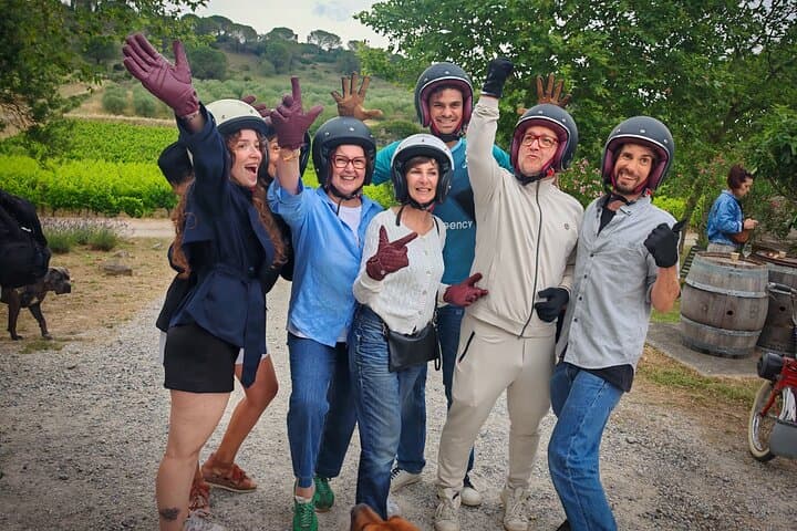 Vintage Solex EN ride in Carcassonne