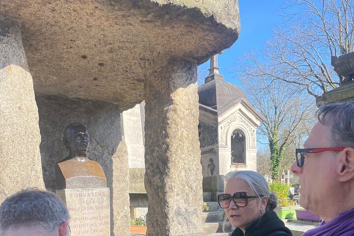 The grave of spiritualist Alan Kardec is one of the most visited in the cemetery