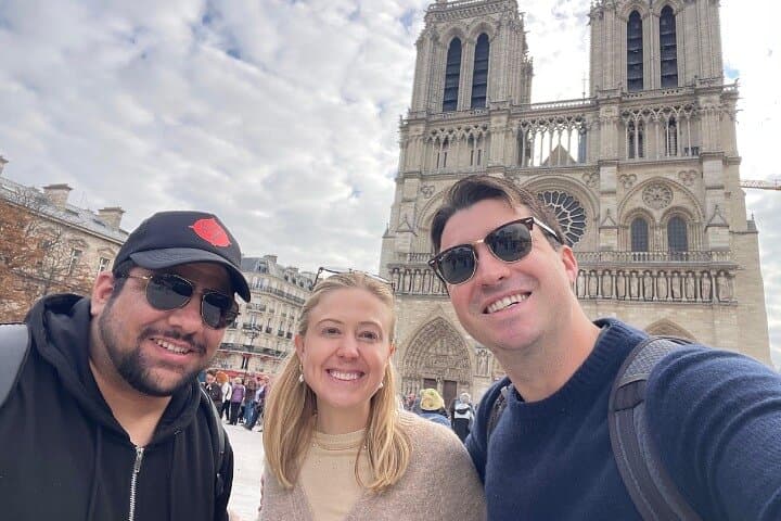Outside Walking tour Notre Dame
