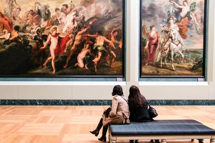 Immerse yourself in the vast art collection dating from antiquity to the 19th century