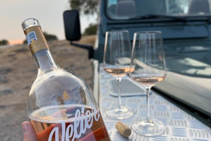 Nice: Sunset & Homemade Apéritif in a historic Land Rover !