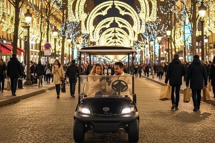 Exploring Paris by Night through beautifully illuminated streets and iconic landmarks.
