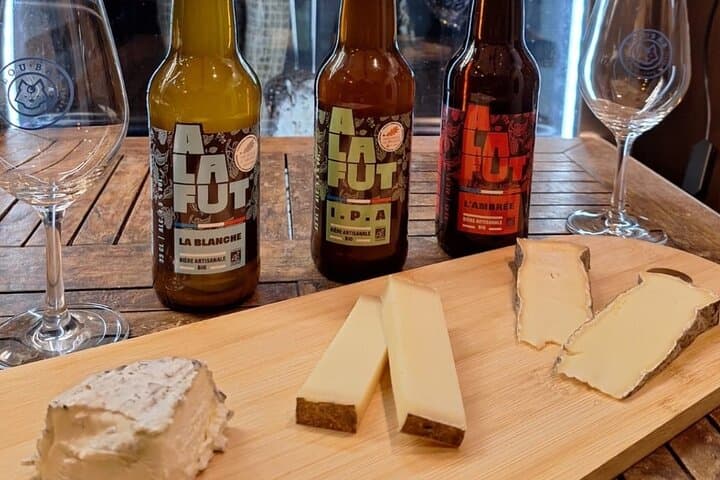 Tasting of local beers with French Cheese