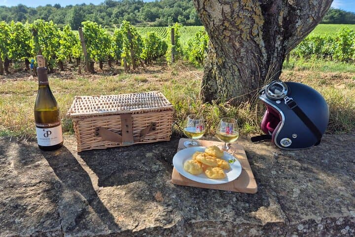 Vintage side car tour of the Burgundy region
