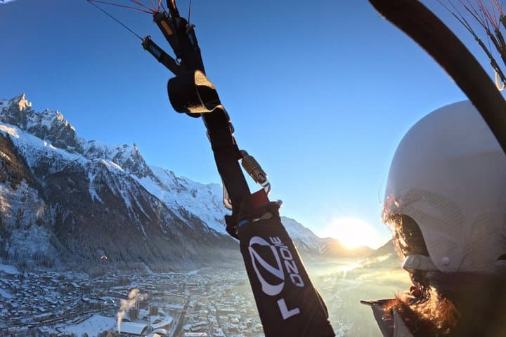 Chamonix Tandem paragliding flight