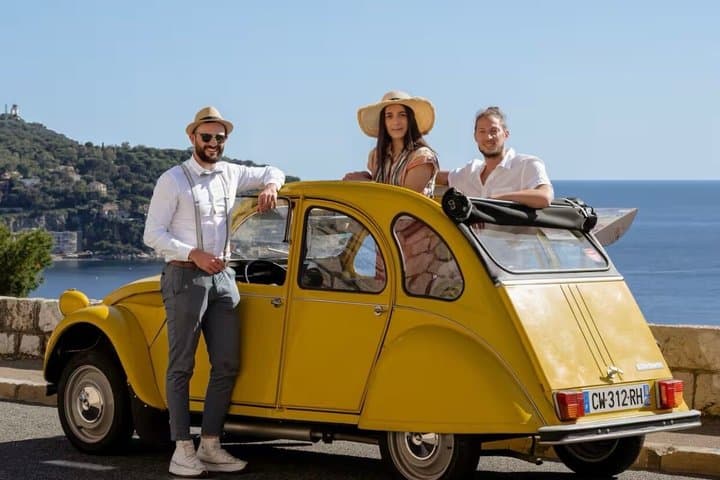 2 Days French Riviera Private Tour in a Vintage 2CV