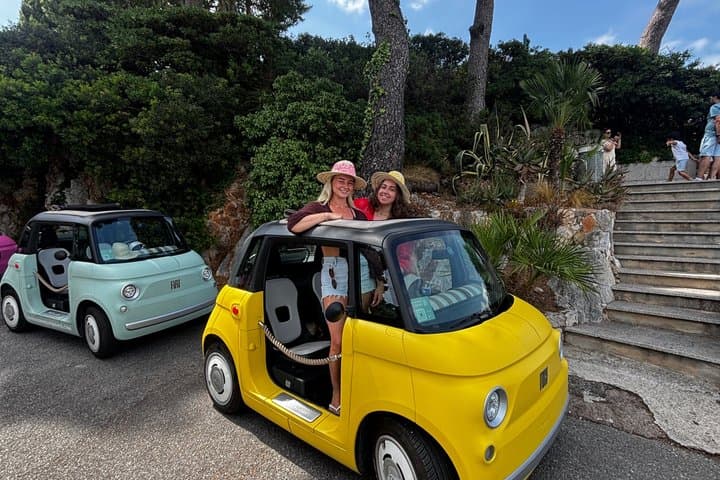 Retro Electric Topolino Ride on the French Riviera