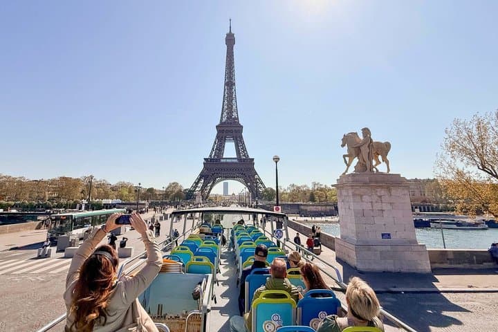Paris Sightseeing Bus Tour with Versailles Palace, & Seine Cruise