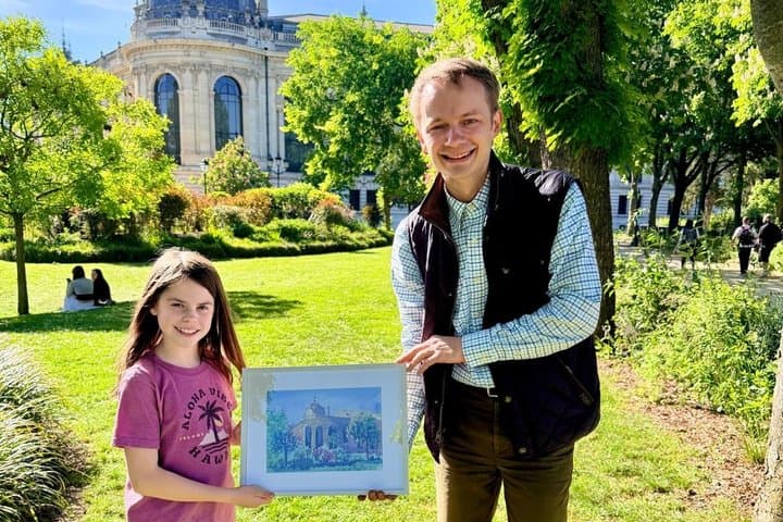 Paris Watercolor Workshop – Create Your Own Framed Paris Souvenir
