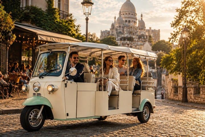 Top 15 Paris Attractions Private Guided Tour by Tuk Tuk