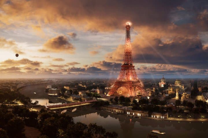 Eiffel Tower: Virtual Reality Immersive Guided Tour