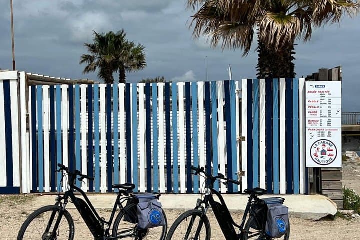 Montpellier Walking Tour by the Sea by Electric Bike