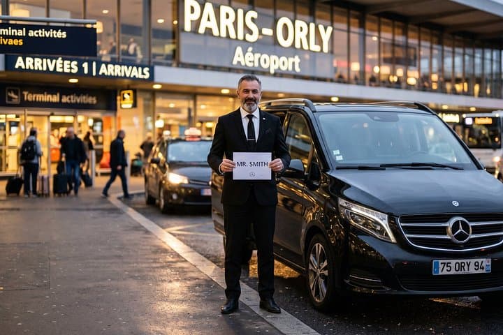 Paris: ORY Airport Private Transfer ⇄ City Center/Disneyland