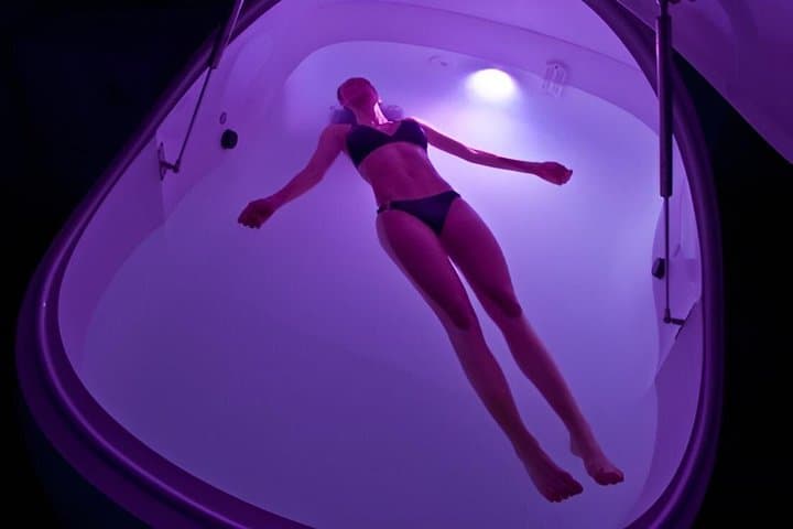 1 hour floating in a Touraine sensory isolation cocoon