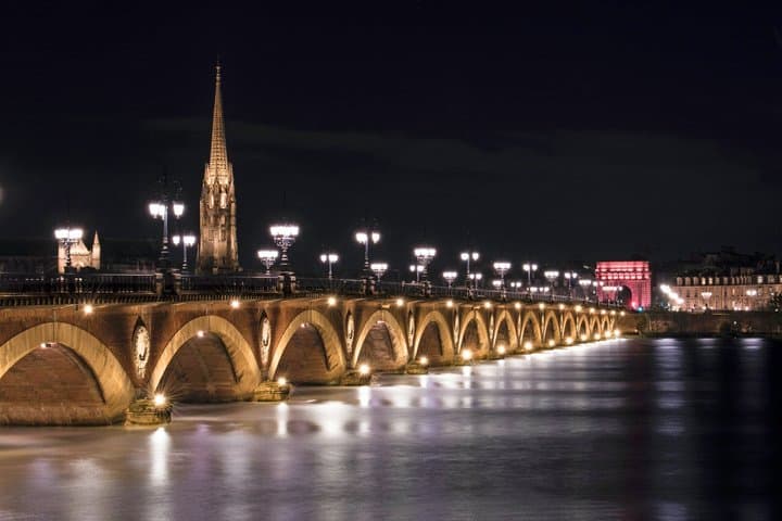Bordeaux Night Walking Tour with Tram Ride