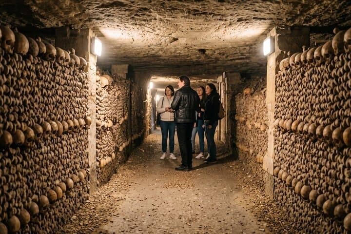 Paris Catacombs Small Group Guided Tour with Reserved Access